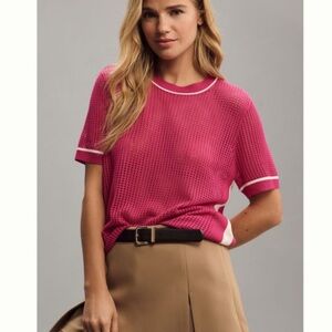 Anthropologie Sporty Mesh Shirt